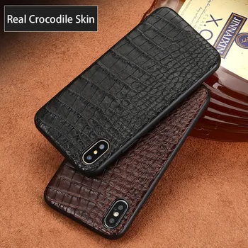 

Crocodile Genuine Leather Case for Xiaomi Mi 9 9T PRO 9 se 8 Lite 8se A3 cover For Redmi K20 pro 7 note 8 7 4x 5Plus 6a Luxury