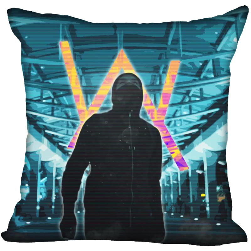 Новое поступление Alan Walker наволочка для спальни подарок для украшения дома наволочка квадратная Подушка на молнии наволочки 40x40,45x45 мягкий сатин