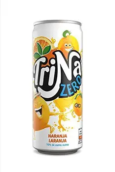 

Trina - Naranja Sin Azúcares Añadidos, Lata Sleek 33 cl