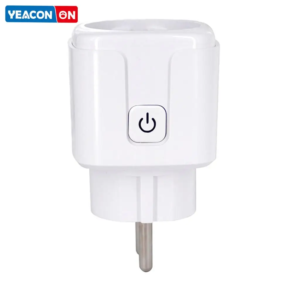 

Tuya Smart Plug Socket Plug WiFi Wireless Remote Voice Control EU Standard Power Monitor Alexa/Google