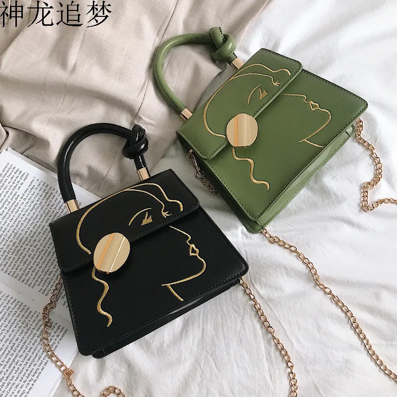 

Female tote Crossbody Bag For Women 2020 Quality PU Leather Luxury Handbag Designer Sac Main Ladies chain Shoulder Messenger Bag