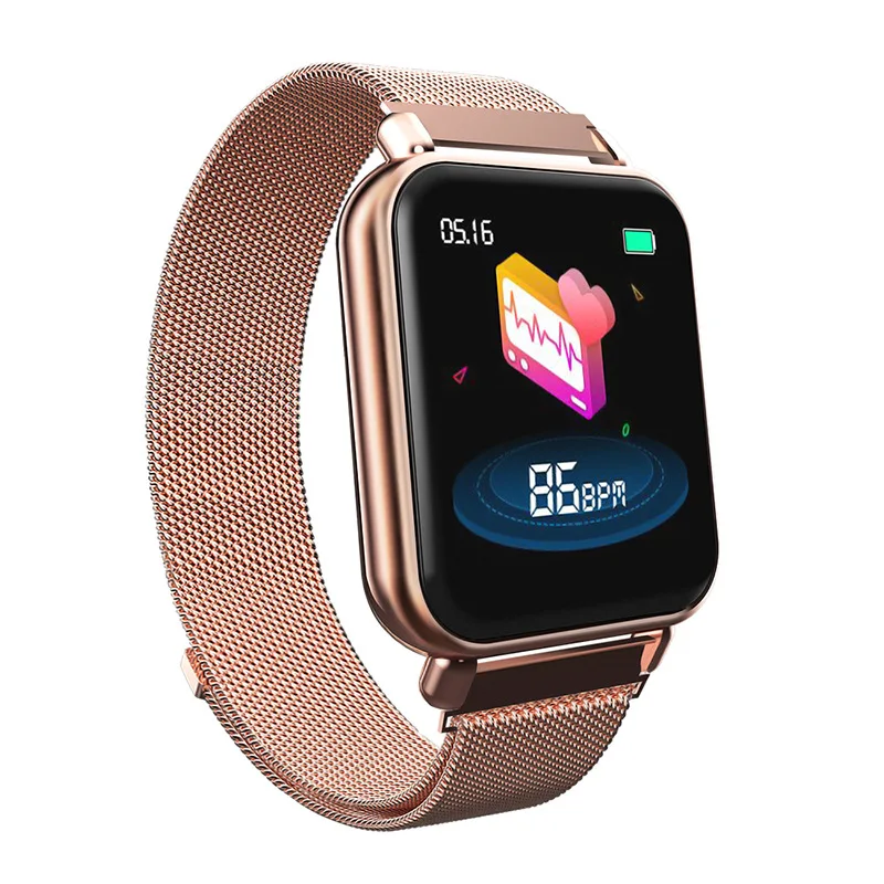 Smart watch Bluetooth сердечного ритма, измеритель артериального давления, уровня кислорода в крови для здорового сна мониторинга водонепроницаемые часы для Android IOS smart watch