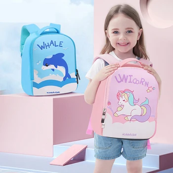

Alnaue 3D Animal Children Backpacks Brand Design Girl Boys Backpack Toddler Kids Neoprene School Bags Kindergarten Cartoon Bag