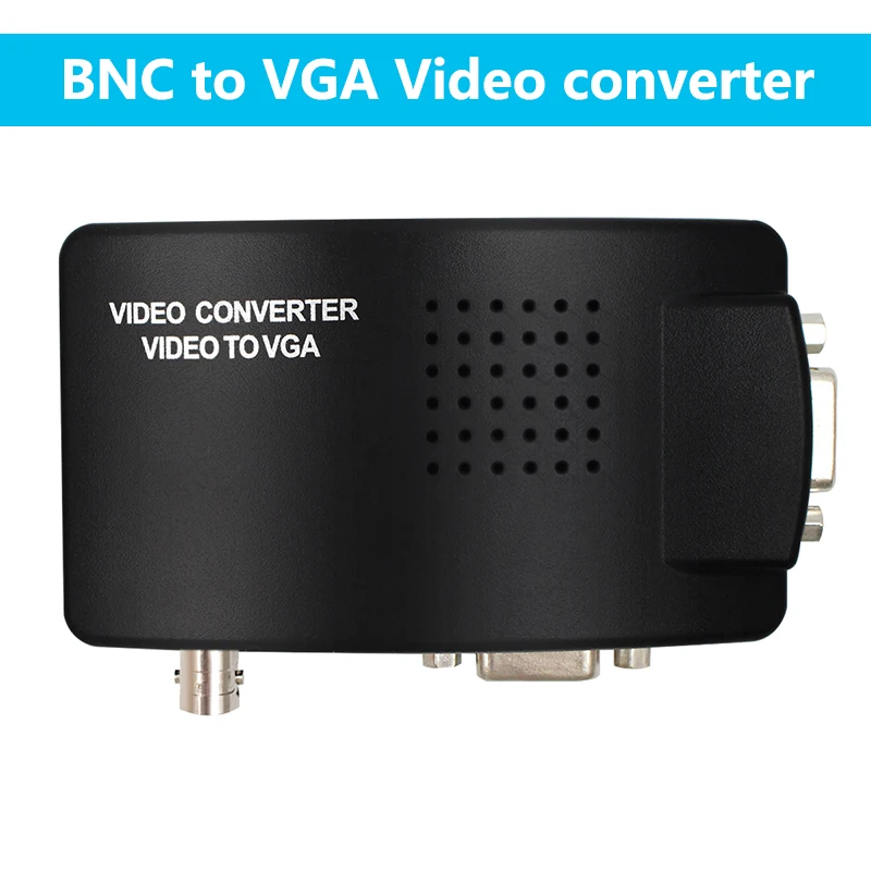 Wiistar BNC VGA видео конвертер S Video вход для ПК выход адаптер цифровой переключатель