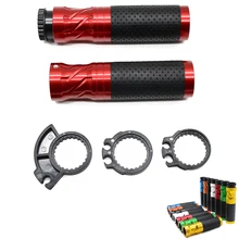 CNC 7/" 22 мм Универсальный руль мотоцикла ручки Dirt Bike рукоятка для RIZ0MA Kawasaki er6n Z750 Z800 Z1000 VERSYS 1000