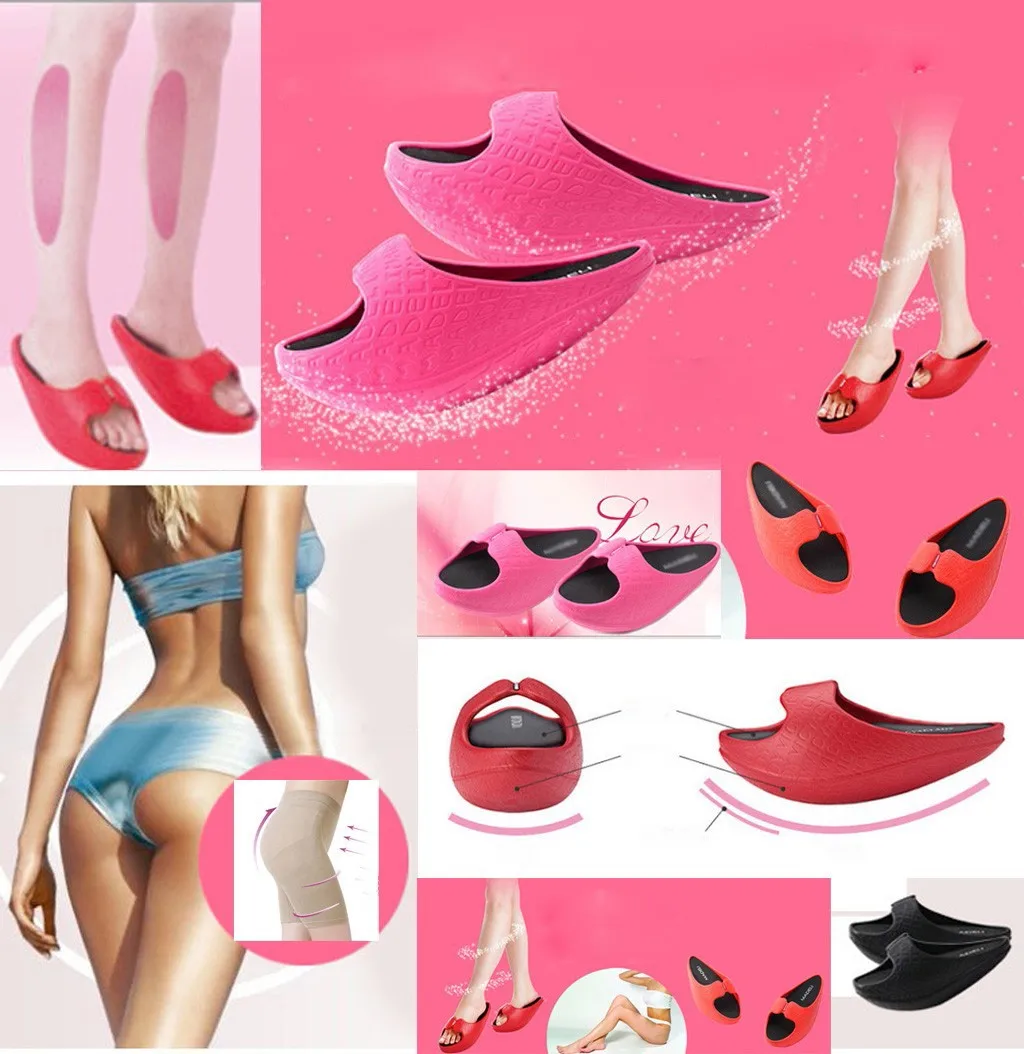 

Women New Shaping Leg Slippers Half Palm Slipper Walking Wedges Shoes Shoe zapatos de mujer chaussures femme buty damskie