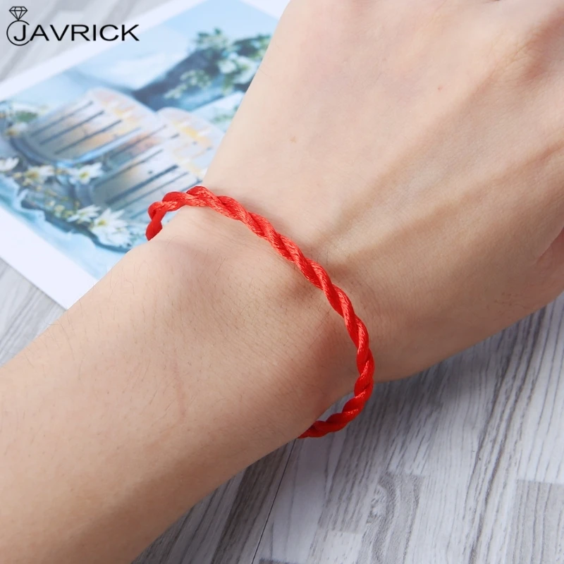 100PCS Red String Kabbalah Bracelets Ethnic Red Rope Lanyard Accessory Jewelry