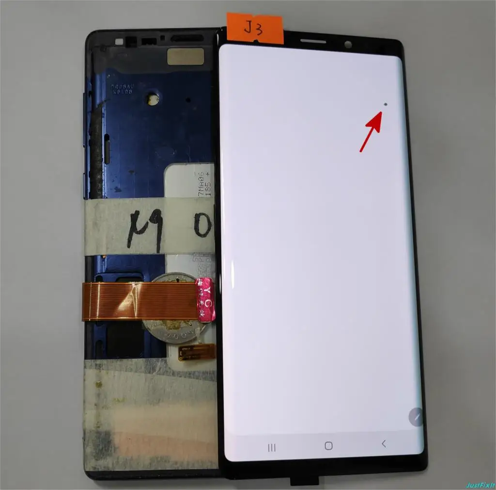 Дефект Super Amoled для samsung Galaxy Note 9 Note9 N960 N960F N960D N960DS ЖК-дисплей сенсорный экран дигитайзер 6,3"