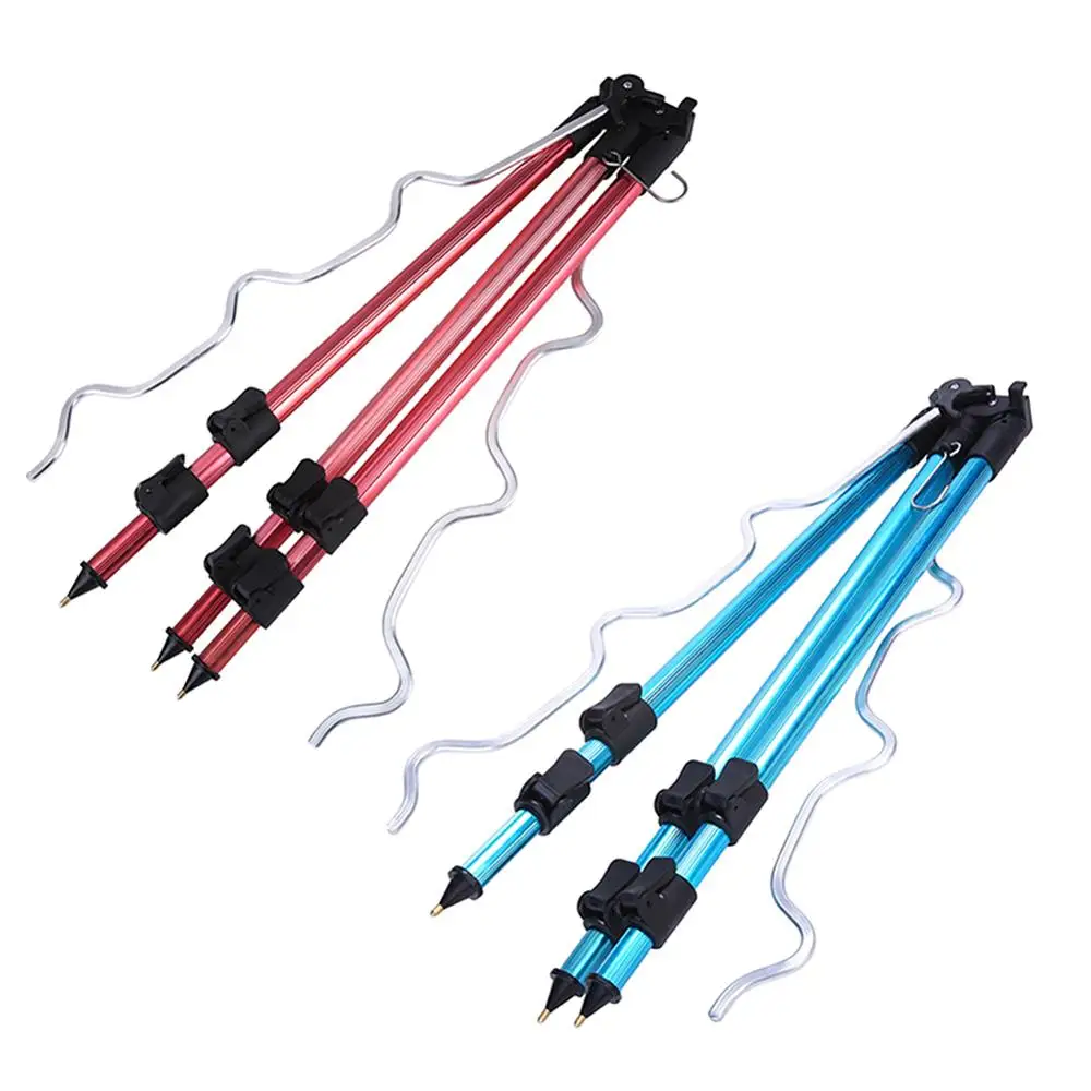 

ARIKE Tripod Bracket Aluminum Alloy Telescopic Fishing Tripod Holder Night Fishing Light Bracket Fishing Rod Bracket