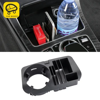 

CarManGo for Mercedes Benz C Class W205 2016-2019 Car Styling Central Cup Holder Storage Organizing Box Case Interior Accessory