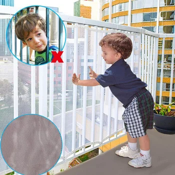 

1 Set of Safety Net Stairs Protective Net Fence Mesh Child Safety Protection Net Mesh