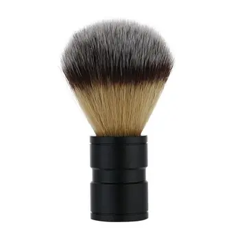 

1pc Men's Nylon Shaving Brush Metal Aluminium Oxide Handle Razor Sets Male Beard & Face Cleaning Tool,Black