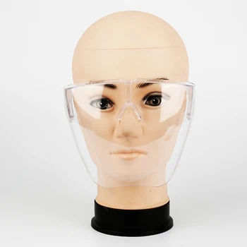 

1Pcs Face Masks Anti-droplets Face Shield Protective Cover Anti-oil Transparent Face Eyes Protector Safety Riding Onion Goggles