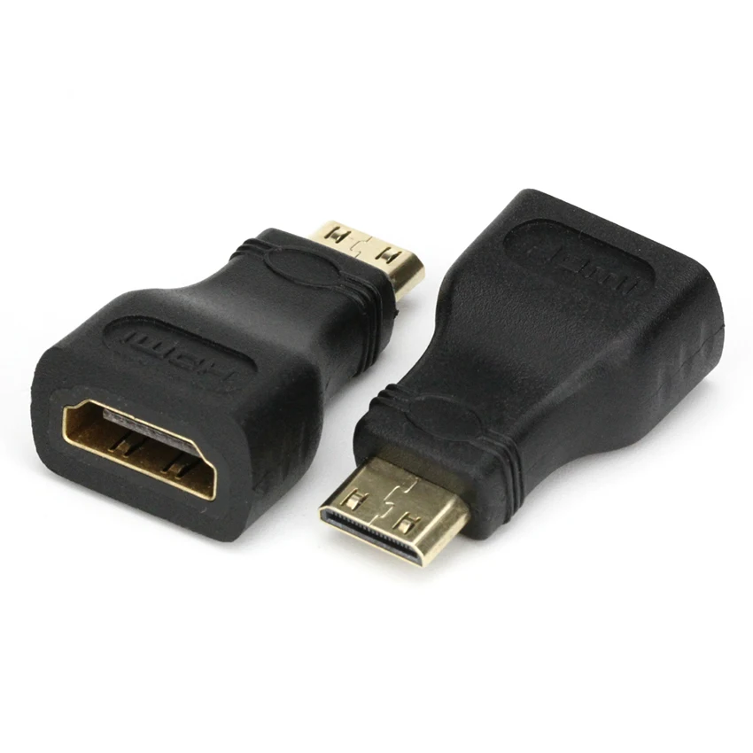 HD18 высококачественный позолоченный мини HDMI штекер гнездо адаптер для HDTV 1080p 100