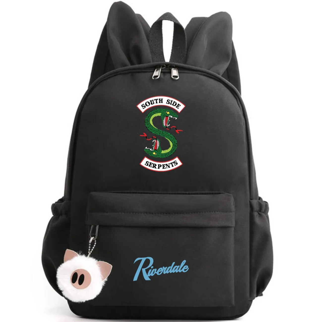 "South Side serpents" ривердейл рюкзак с заячьими ушками милые модные сумки ривердейл Тетрадь, холщовые сумки, школьные сумки для подростков, для мальчиков и девочек - Цвет: style  6