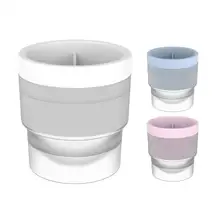 

Ice Maker Spherical Smell-less Silicone Whiskey Ice Balls Mold for Family