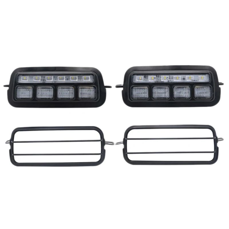 

2Pcs Applicable To Lada Niva 4x4 1995+Led Daytime Running Light over Turn Signal Light Drlpmma Car Headlight Replacement Parts o