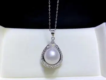 

NEW ARRIVAL 925 Sterling Silver Pendant Setting Mounting Findings for Oyster Akoya Edison Pearls Corals Jade Stones Beads