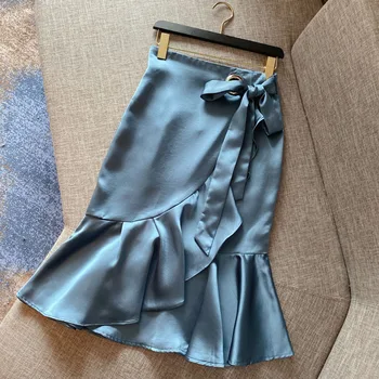 

HIGH STREET New Fashion Runway 2020 Designer Skirt Women's Ruffle Mermaid Skirt