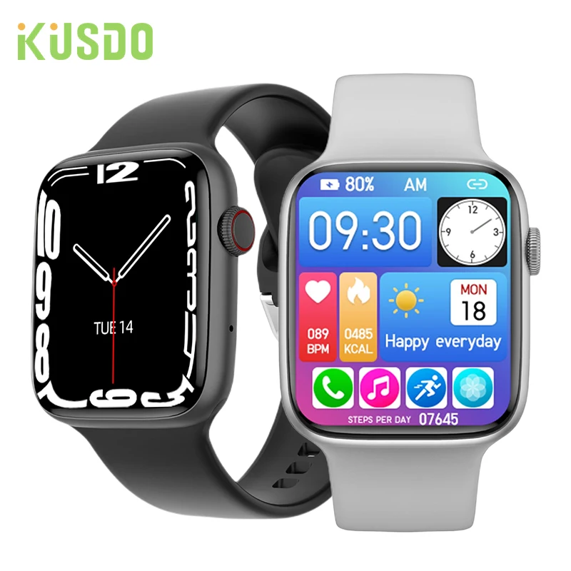 NEW 44mm Smart Watch Men Women Smartwatch Bluetooth Call Wireless Charging Custom Dial 2021 Fitness Bracelet For Apple Android |