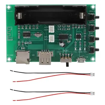

HW-433 Dual 5W Digital Bluetooth Double Channels Audio Stereo Power Amplifier Board Amplifier Board