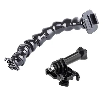 

For GoPro hero7/6/5/4/3/3+ Power Clips Snake Arms 8 Sections Universal Clamps Flexible Plywood Plate Holders