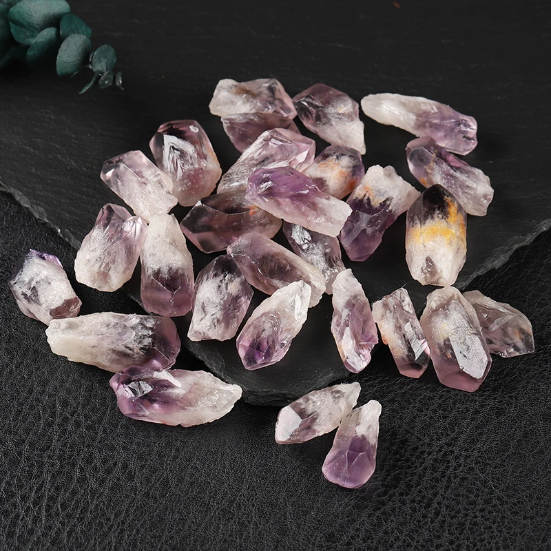 Natural Brazilian Citrine, Amethyst, Original Crystal Healing Mineral Specimens Energy Stone Home Decoration Fish Tank Stone