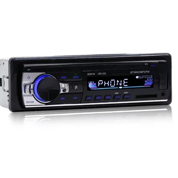 

Bluetooth Car Audio Player Car Radio Stereo Autoradio 12V In-dash FM Aux Input Receiver SD Card Slot USB MP3 MMC WMA