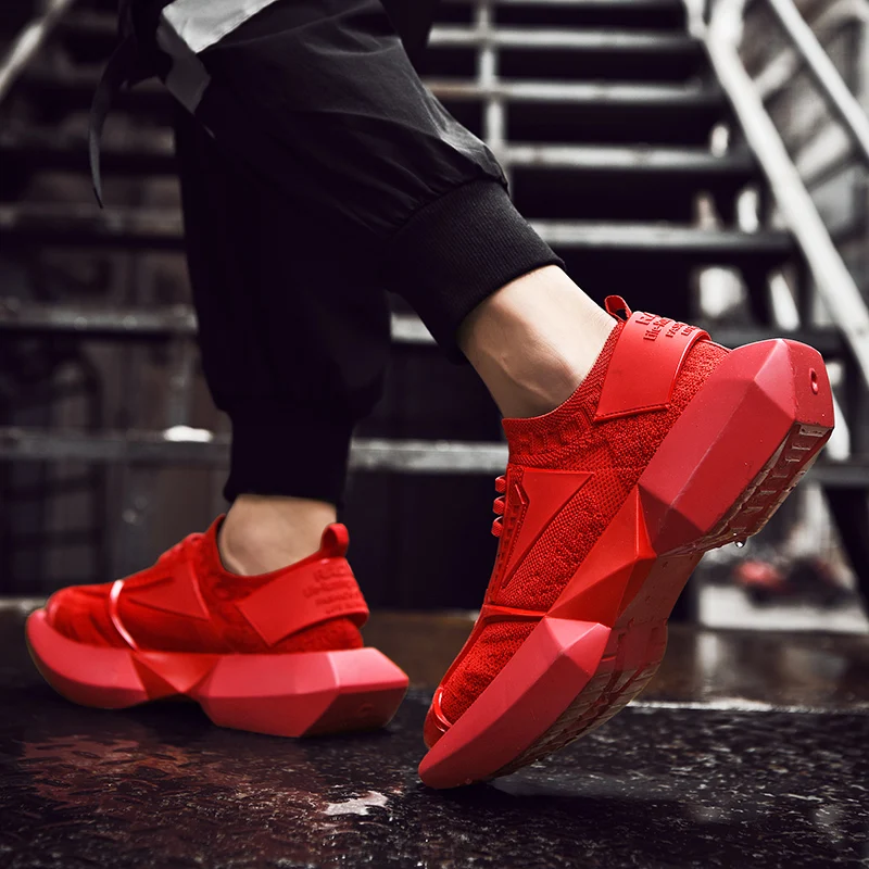 Новинка, мужские кроссовки, дышащие, Flyknit+ спортивная обувь на полиуретановой подошве, удобные, модные, стильные кроссовки, резиновая подошва, Трансформеры, Уличная обувь