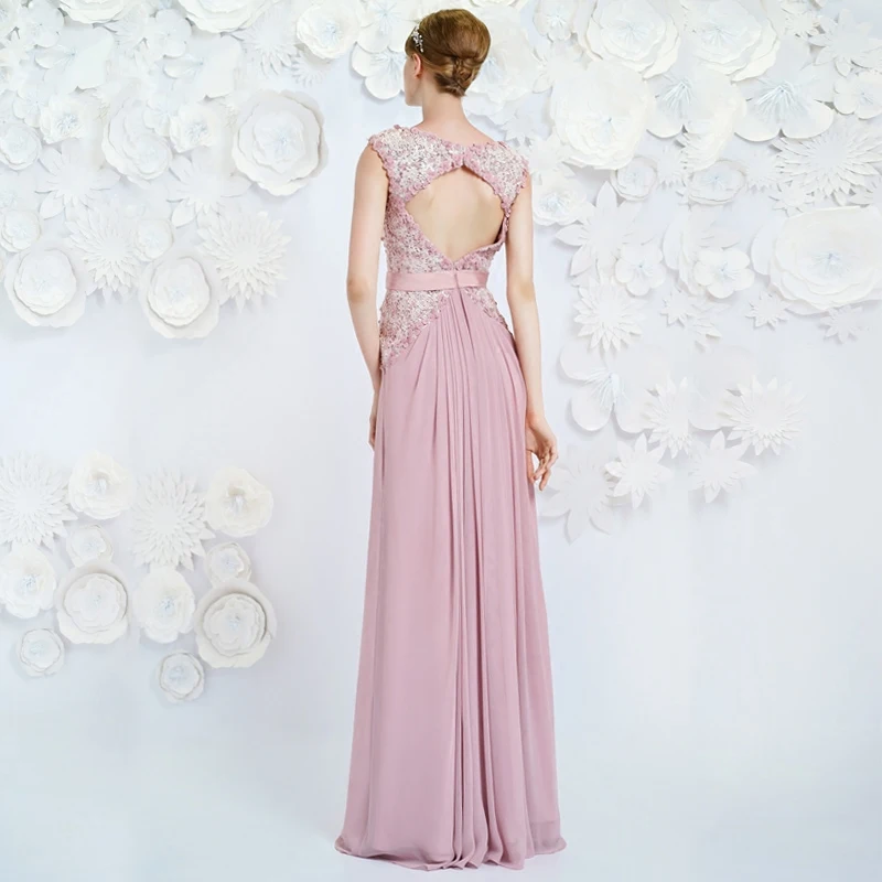 Robe de soiree, сексуальное кружевное длинное платье с открытой спиной, расшитое блестками и цветами,, Новое поступление, торжественное платье, длинное платье для выпускного подружки невесты