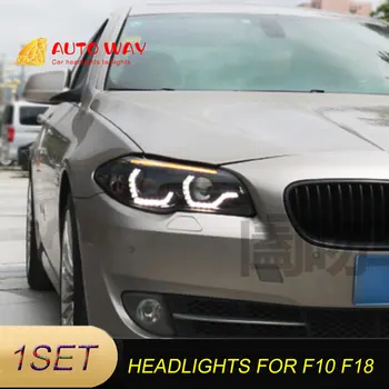 

Car Styling Head Lamp Case for BMW F10 F18 Headlights 2011-2013 520i 525i 530i HID LED F10 F18 Headlight Hid Xenon Accessories