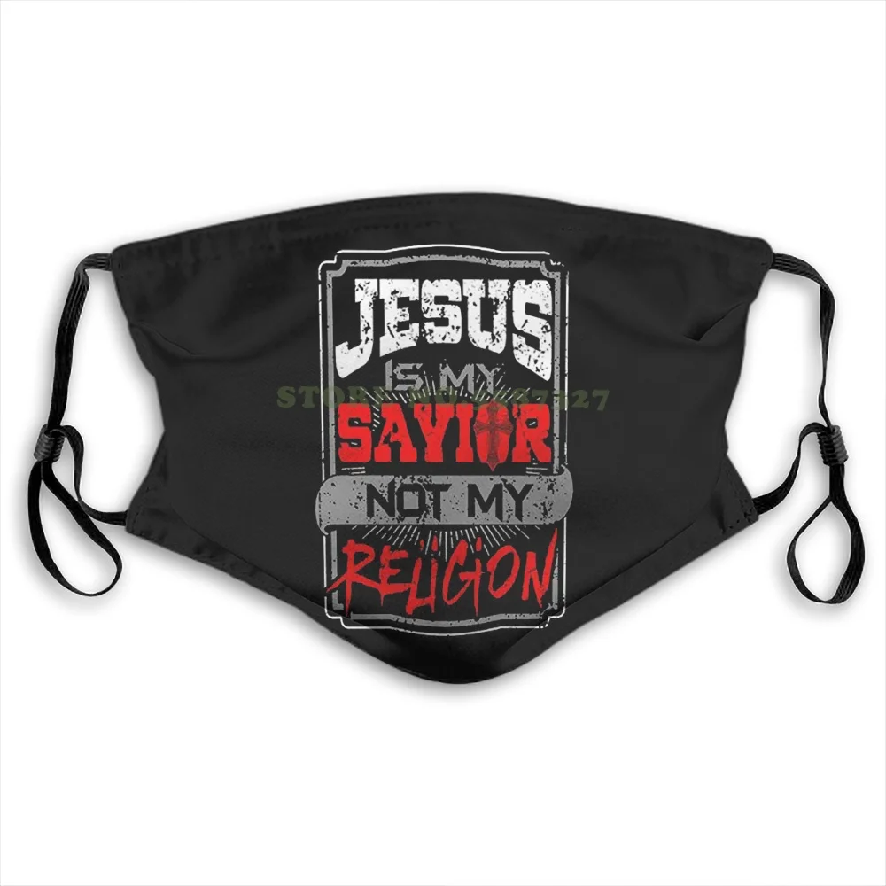 

Christian Jesus Is My Savior Fashion Funny Reusable Masks