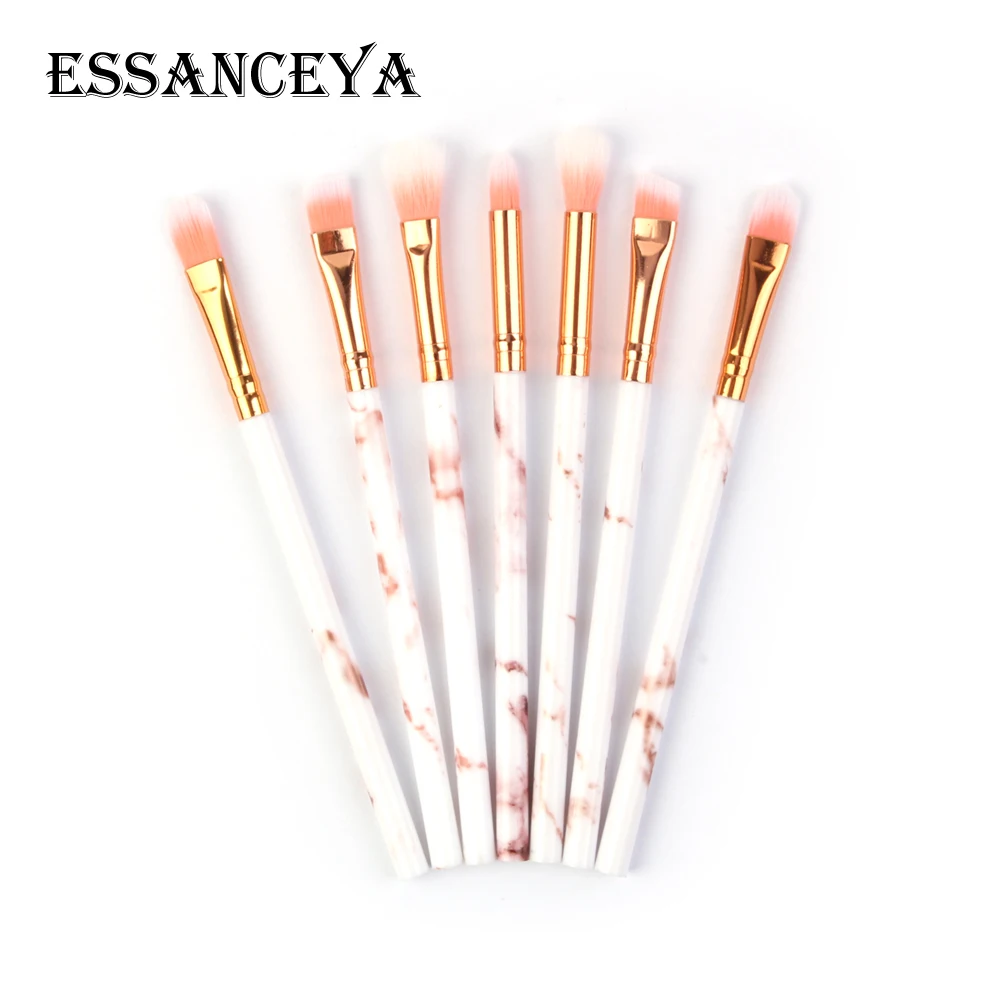 7pcs-pink ESSANCEYA набор кистей для макияжа 7/10 шт. многофункциональный макияж под макияж, кисть для консилера, кисть для теней Набор Мини Косметическая Кисть для макияжа инструмент - Handle Color: 7pcs-pink