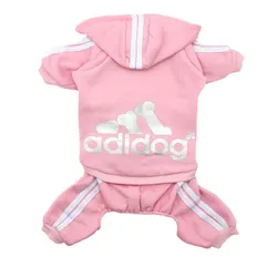Canine Sportswear: Stylish Tracksuit for Dogs - Perfect for Spring and Autumn (Pink)