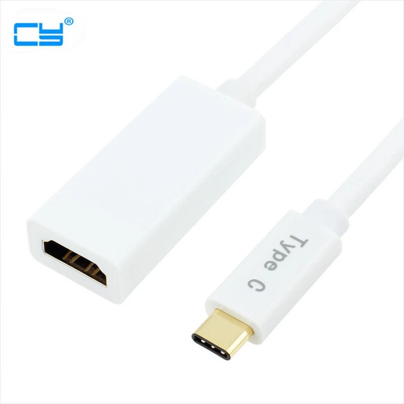 Кабель-конвертер type-C к HDMI поддерживает UHD 4K HDTV HDMI Женский к USB3.1male адаптер для Macbook Google Chromebook Pixel