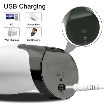 Automatic Male Masturbator Cup Silicone Vagina Sex Toys For Men Adults 18 7+7 Modes Vibration Suction Oral Pocket Pussy Blowjob 5