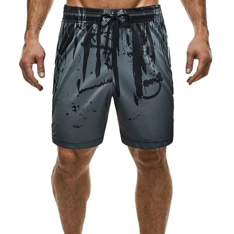 

LASPERAL Summer Shorts Men Casual Shorts Trunks Fitness Workout Beach Shorts Man Breathable Gym Elastic Waist Short Trousers
