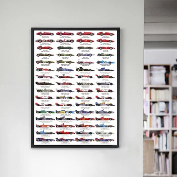 

F1 World Champion Poster Art silk Poster Room Decor (No Frame)