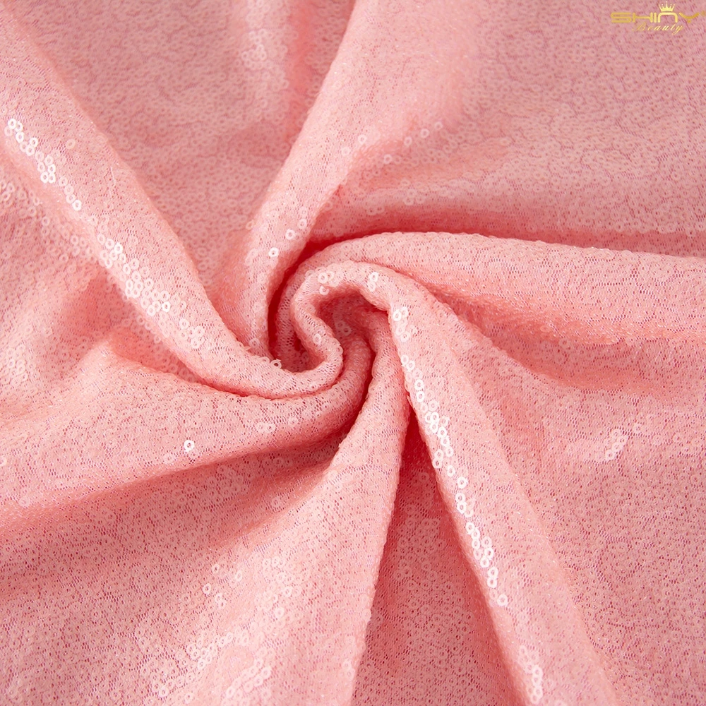 Matte Pink 3 мм зеленая блестящая Ткань 5 ярдов блестящая ткань для одежды блестящая Material-M191010 - Цвет: Matte Pink