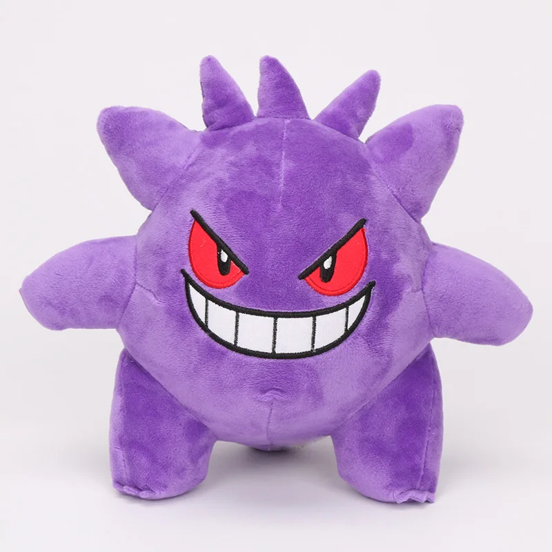 Такара Tomy подлинный Покемон Пикачу Eevee плюшевые игрушки Charmander Gengar Pichu Bulbasaur Mew плюшевые мягкие игрушки для детей - Цвет: 20cm Gengar