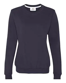 

Amboss Damen gekämmte ringgesponnene Fashion Fleece Rundhalsausschnitt Sweatshirt (71000l), Damen, Navy, XX-Large
