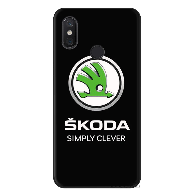 Силиконовый для мобильных телефонов Чехол для XiaoMi 9T CC9 E A3 Pro Mi 9T CC9 E A3 Pro MAX, возраст 3, 6, 8, 9, F1 A1 A2 5X 6X Lite Полное покрытие для автомобиля Skoda логотип мешок - Цвет: B6