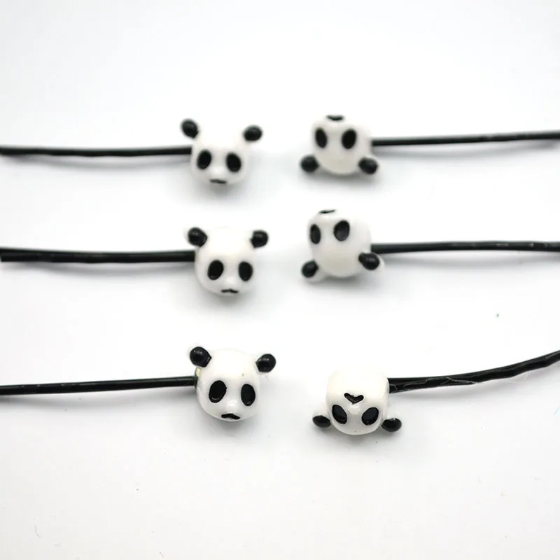 panda Аксессуары для волос, набор головных уборов, клубника, арбуз, заколки для волос с фруктами, Мультяшные фрукты, заколки для волос для девочек, Рождество, navidad - Цвет: panda