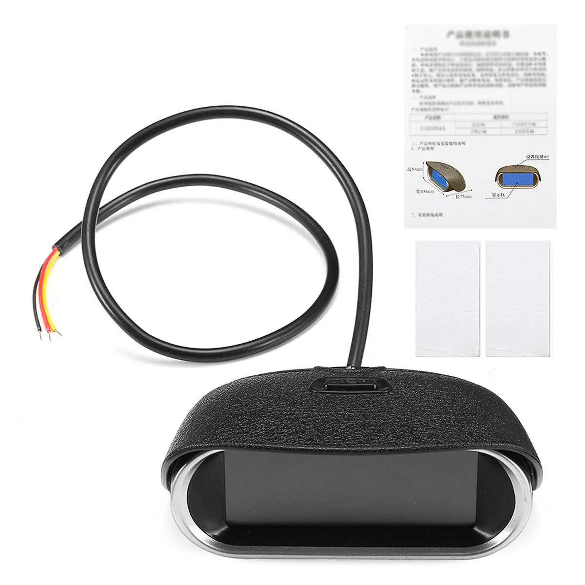 Автомобильный Универсальный ЖК Тахометр цифровой тахометр двигателя манометр