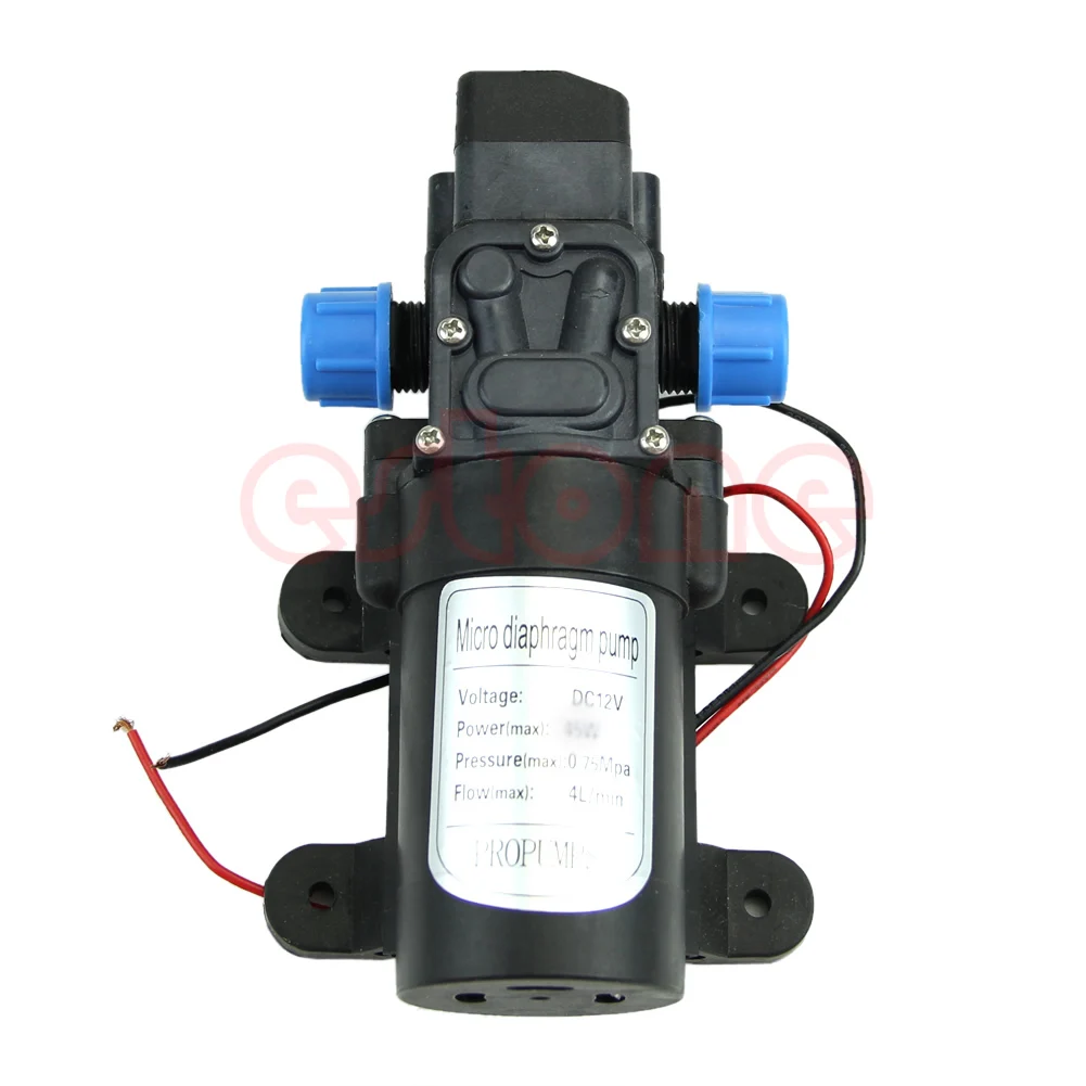 

DC 12V 45W 0142 Motor High Pressure Diaphragm Water Self Priming Pump 4L/Min Y1QB