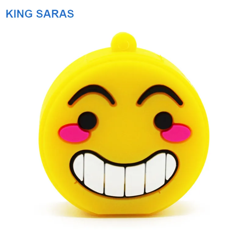 Флеш-накопитель TEXT ME 64GB USB stick 10 модель smile emotion expression USB флеш-накопитель 4GB 8GB 16GB 32GB usb2.0 memory Stic - Цвет: C