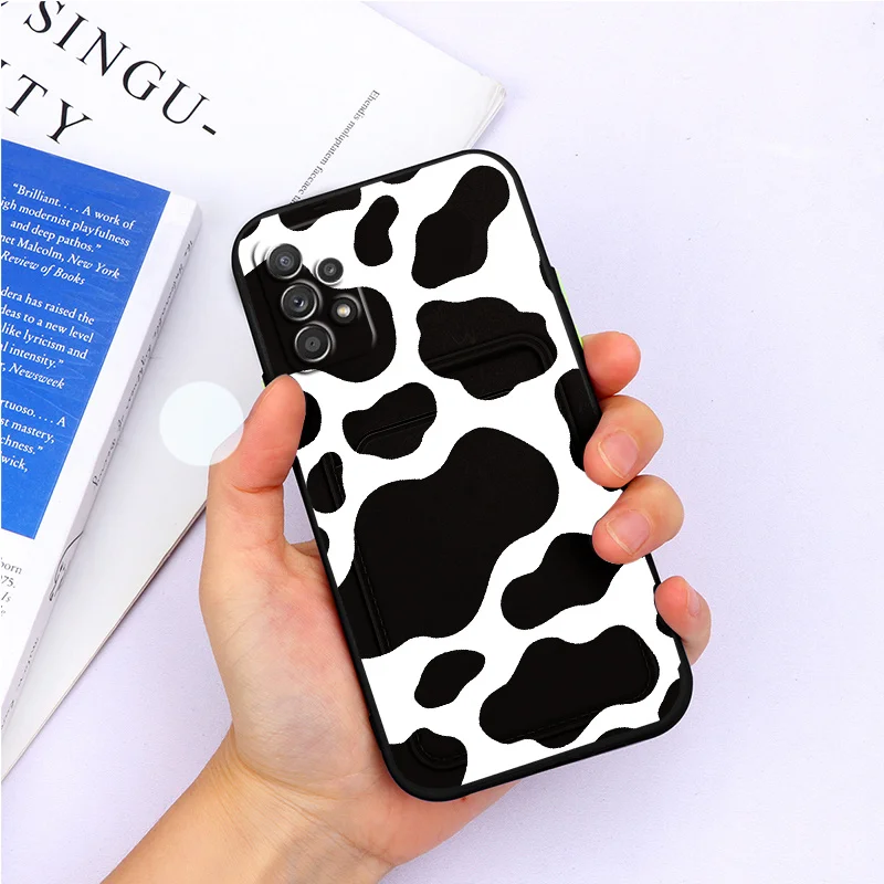 For Samsung A52 Case Soft TPU Silicone Wallet Card Holder Back Cover For Samsung Galaxy A 52 a52 4G 5G Flower Shell Fundas Couqe silicone case samsung Cases For Samsung