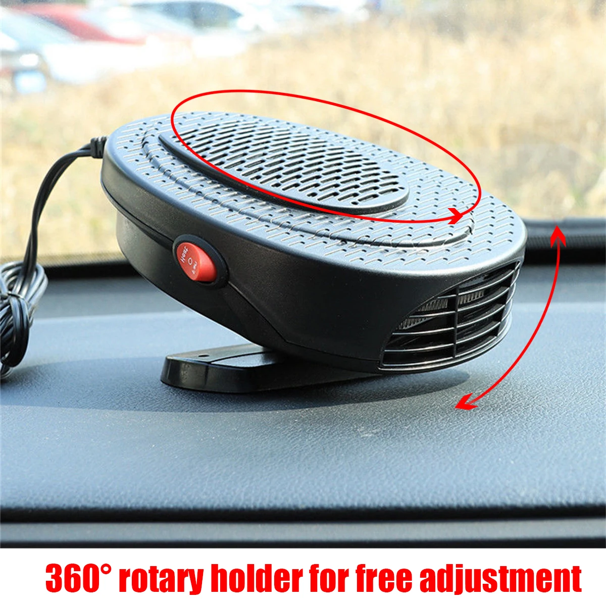 Portable Adjustable Car Heaters Combo Car Interior Heaters Windshield Defroster Defogger Four Seasons Universals Heating Air
