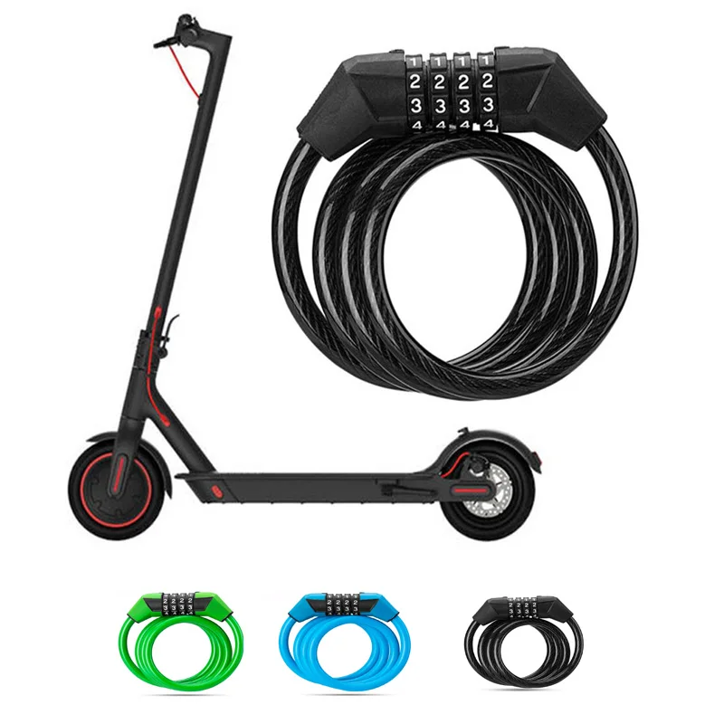 Moligh doll Verrou de Code Portable Antivol pour Ninebot Max G30 pour Accessoires de Verrouillage de Scooter /éLectrique M365