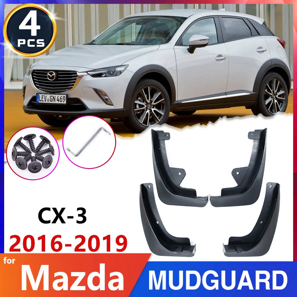 Автомобильное крыло брызговики для Mazda CX-3 2016 ~ 2019 2017 2018 CX3 CX 3 Брызговики наклейки